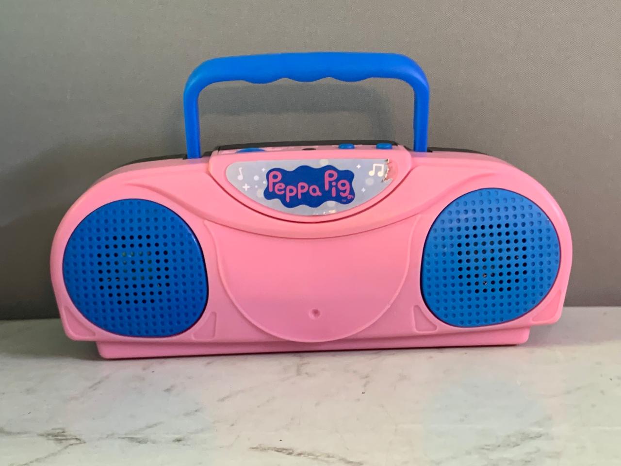 Peppa Pig Kids Karaoke Machine with Radio. (Rs 300 advance)