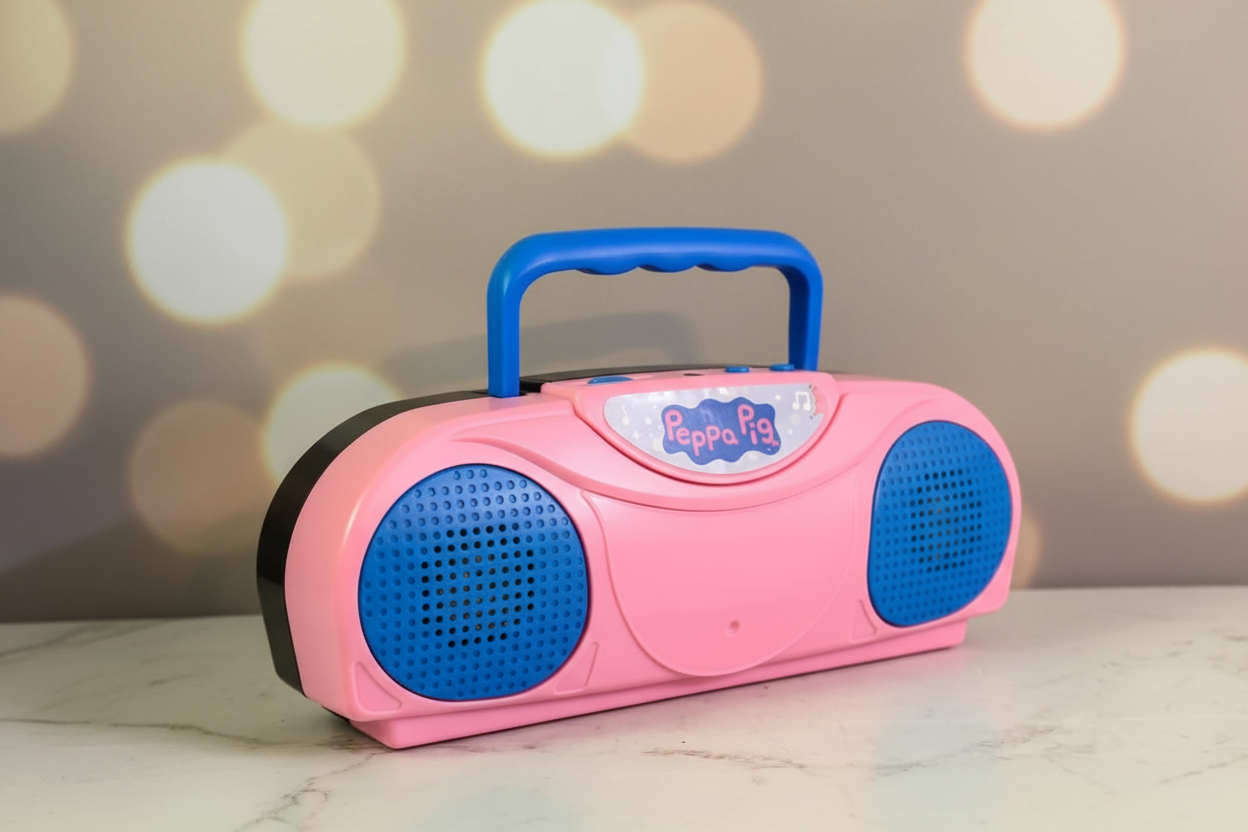 Peppa Pig Kids Karaoke Machine with Radio. (Rs 300 advance)