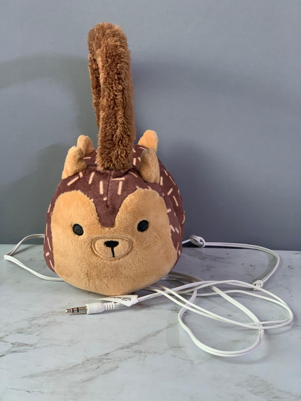 Squishmallows Hans The Hedgehog Plush Headphones. (Rs 350 advance)