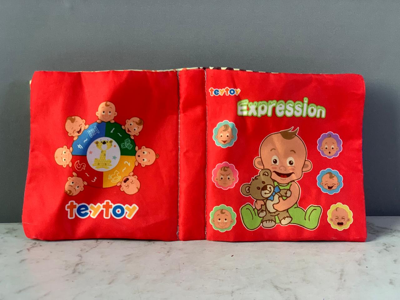 Teytoy "Expression" Soft Fabric Baby Cloth Book.