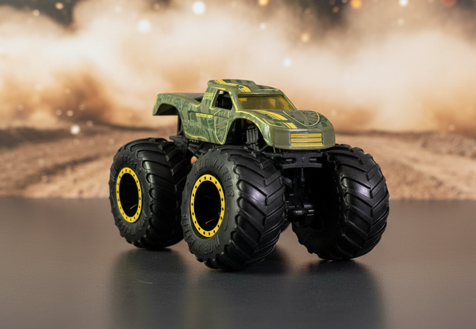 Hot Wheels 1:64 scale H.W.S.F. Tactical Unit Monster Truck.