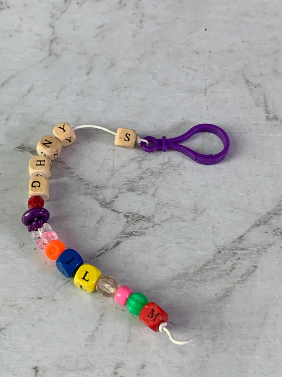 Handmade Personalized 
Pacifier clip