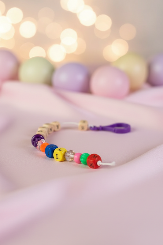 Handmade Personalized 
Pacifier clip