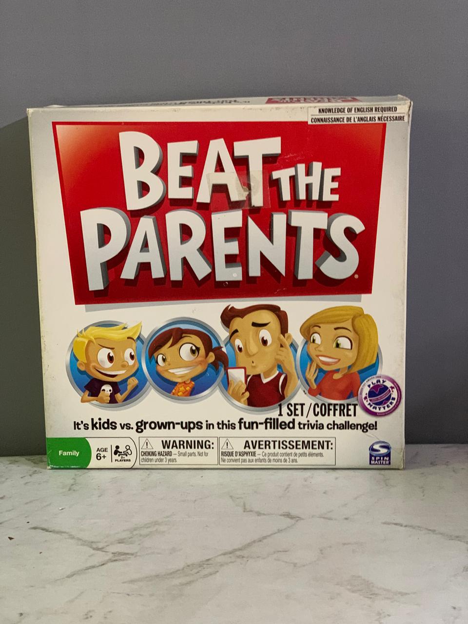 Beat The Parents Board Game. (Rs 350 advance)