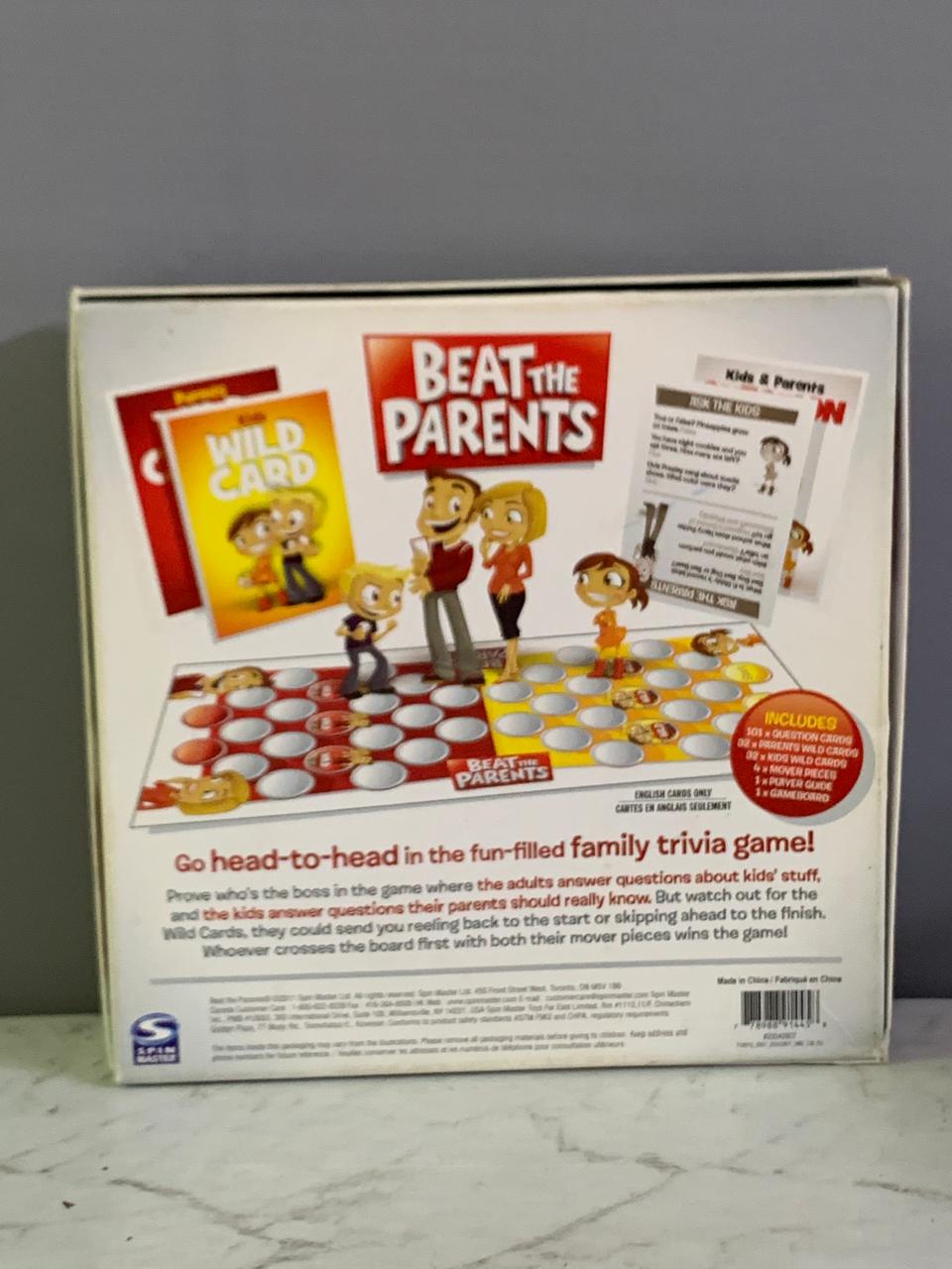 Beat The Parents Board Game. (Rs 350 advance)