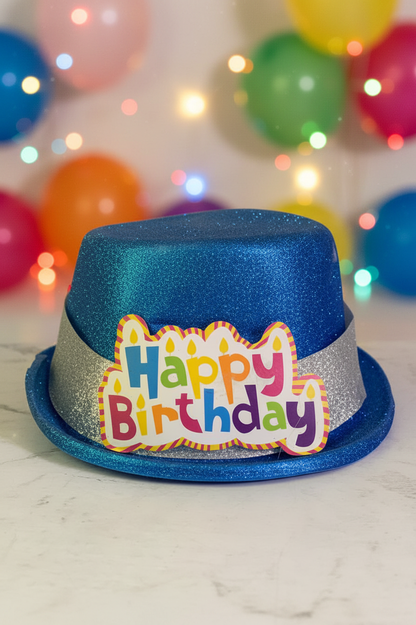 Happy Birthday Mini Top Hat. (Rs 100 advance)