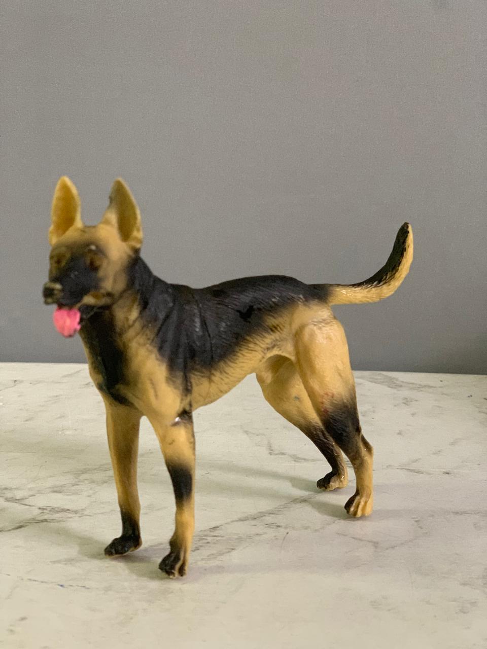 Srliya German Shepherd Dog Figure. (Rs 100 advance)