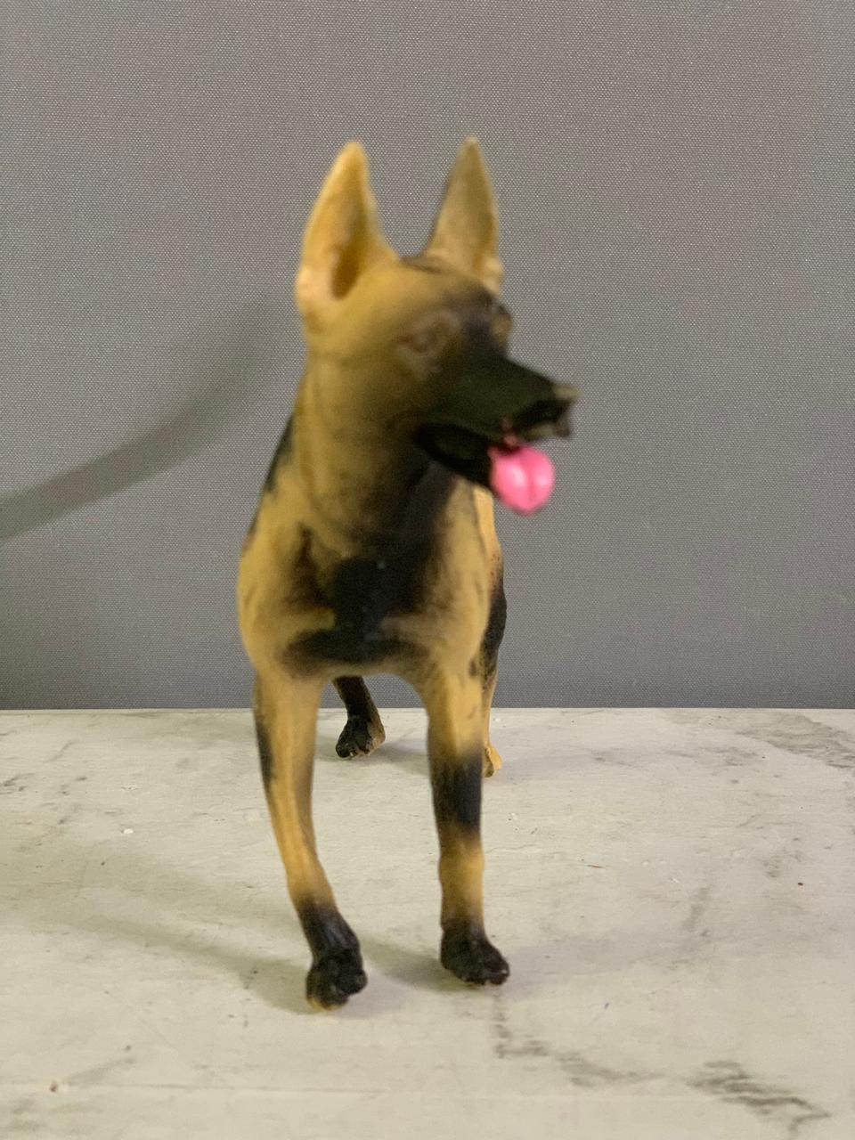 Srliya German Shepherd Dog Figure. (Rs 100 advance)