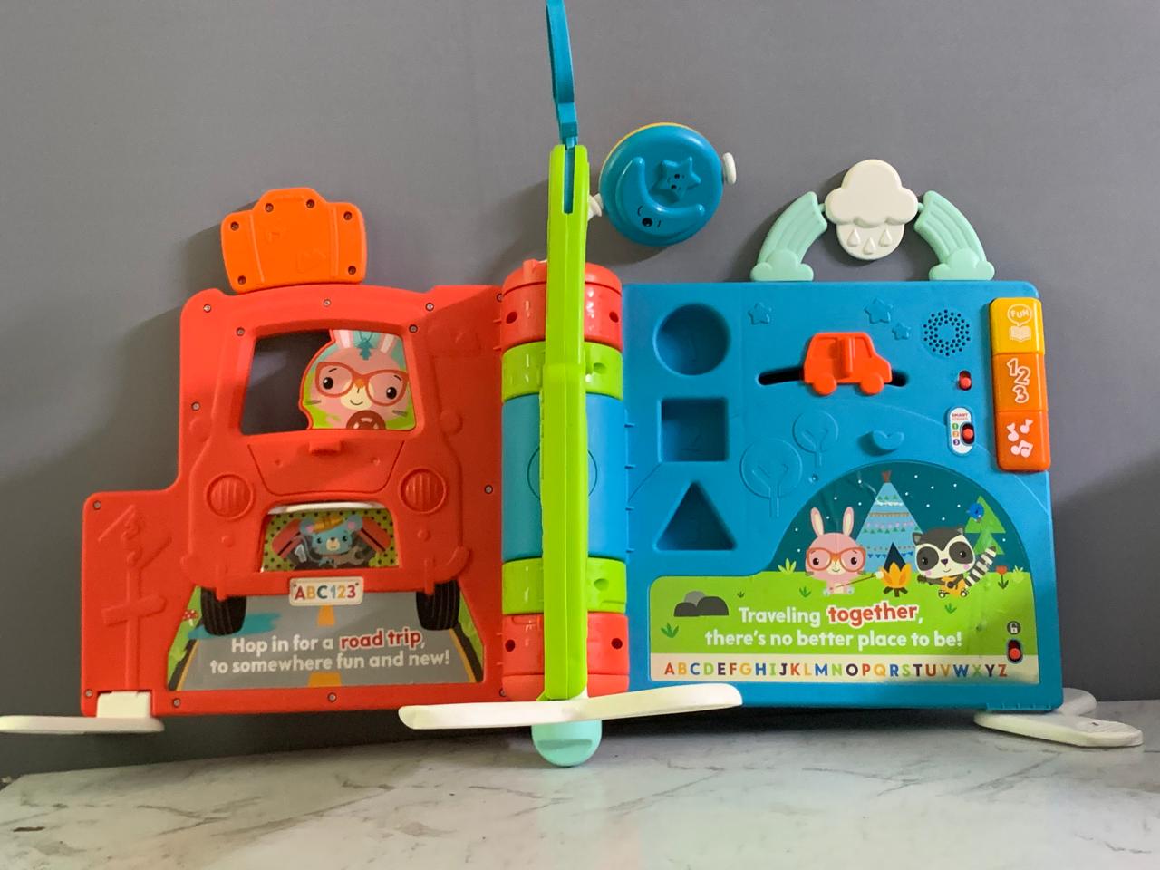 Fisher-Price Sit-to-Stand Giant Activity Book.(without shapes)(Rs 1000 advance)