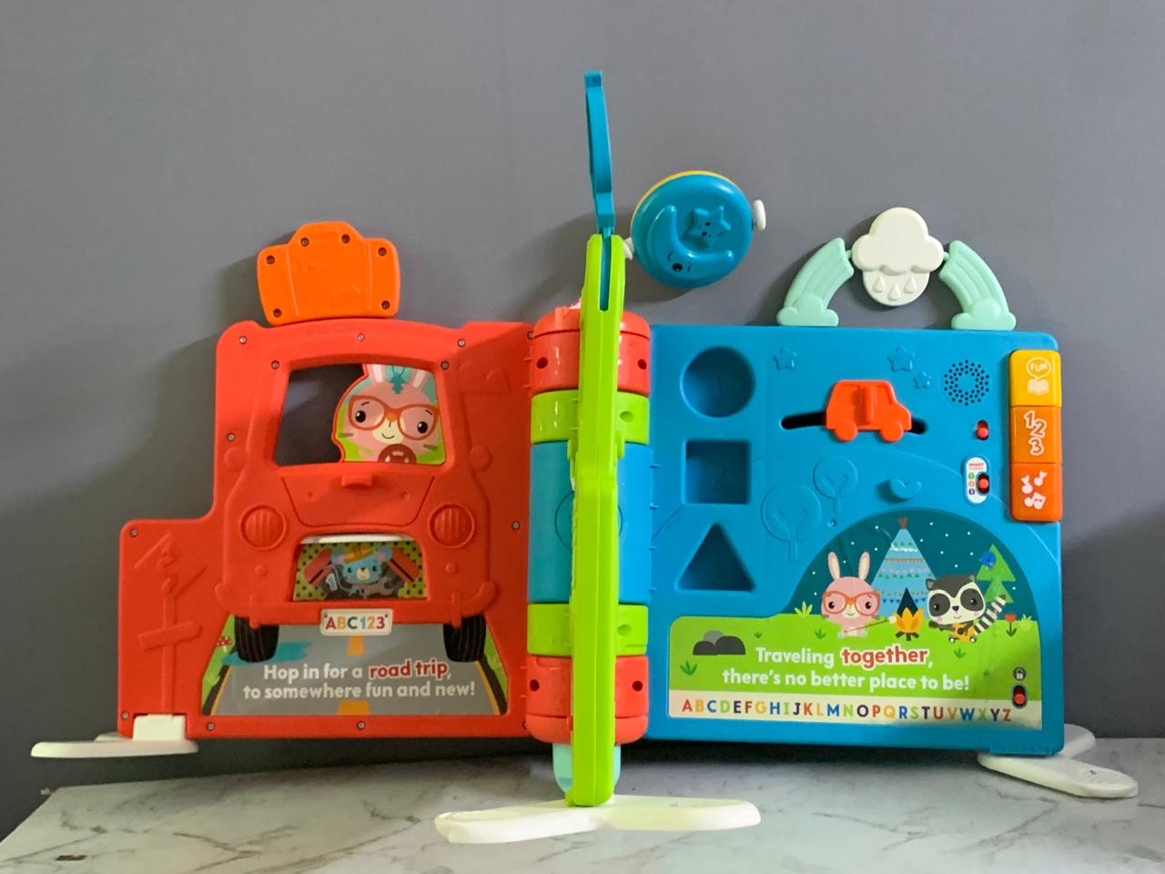 Fisher-Price Sit-to-Stand Giant Activity Book.(without shapes)(Rs 1000 advance)