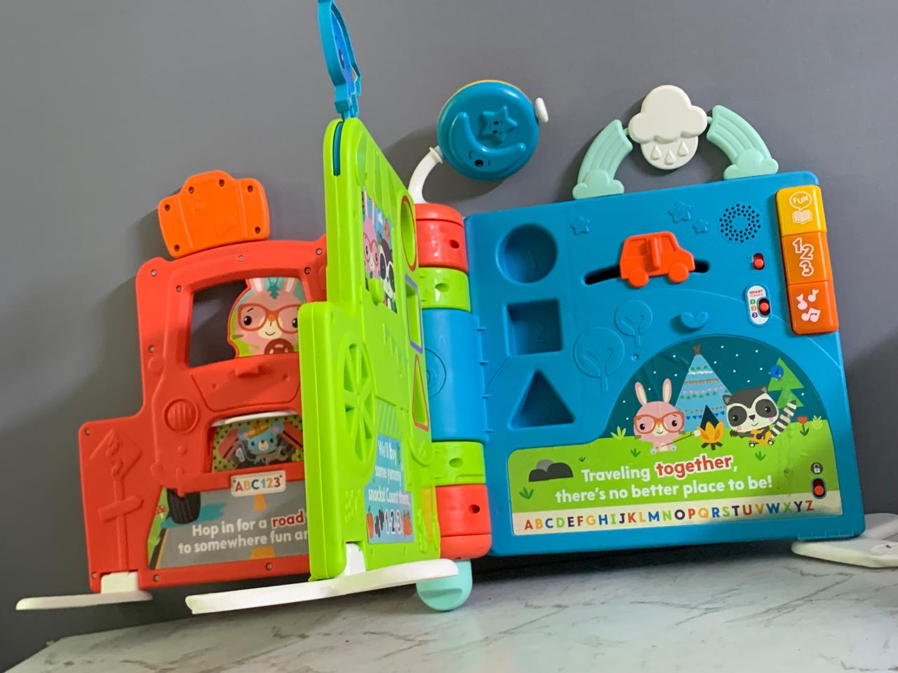 Fisher-Price Sit-to-Stand Giant Activity Book.(without shapes)(Rs 1000 advance)