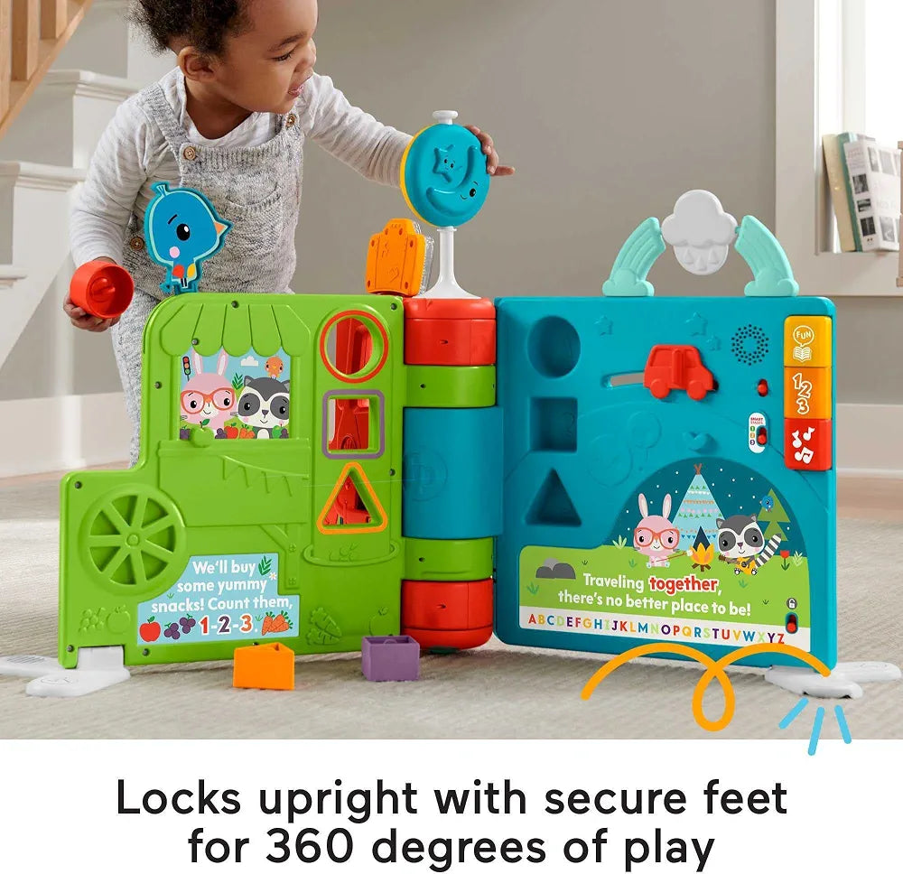 Fisher-Price Sit-to-Stand Giant Activity Book.(without shapes)(Rs 1000 advance)