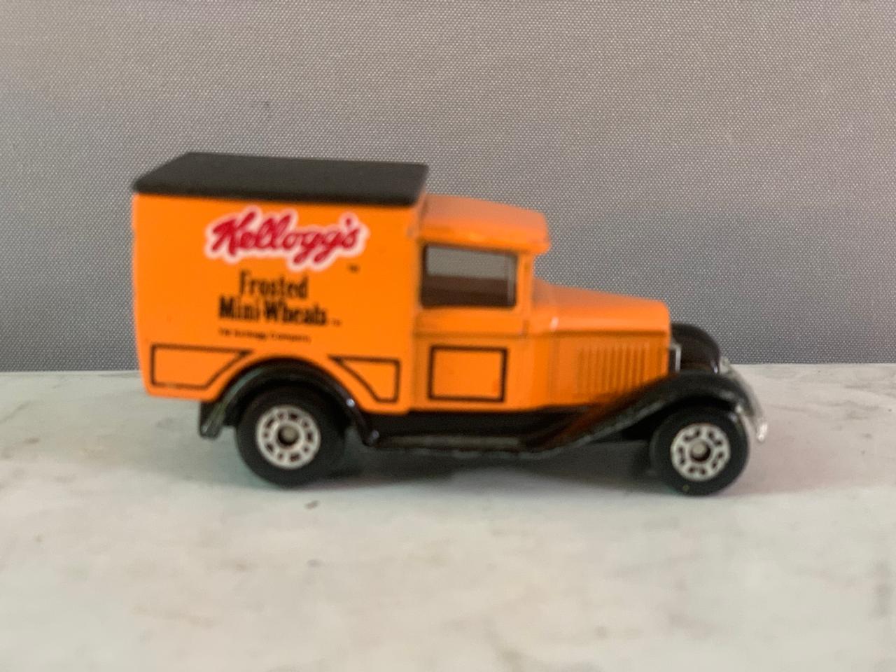 Matchbox Ford Kellogg's Frosted Mini-Wheats Truck Toy.(must check video)