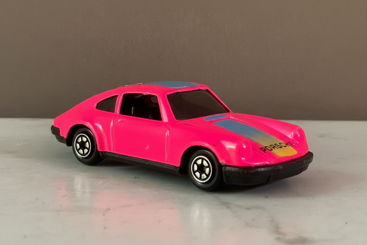 Yat Ming No. 811 Porsche 911 Die-Cast Toy Car.