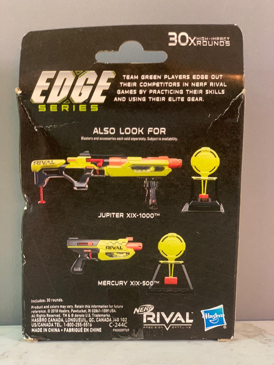 Nerf Rival 30 Round Edge Series Official Ball Dart Blaster Refill Pack.(Rs 250 advance)(New)