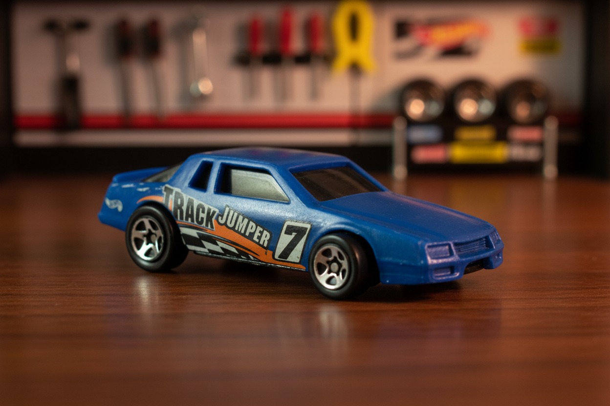 Hot Wheels "Track Jumper" Die-Cast Toy Car.