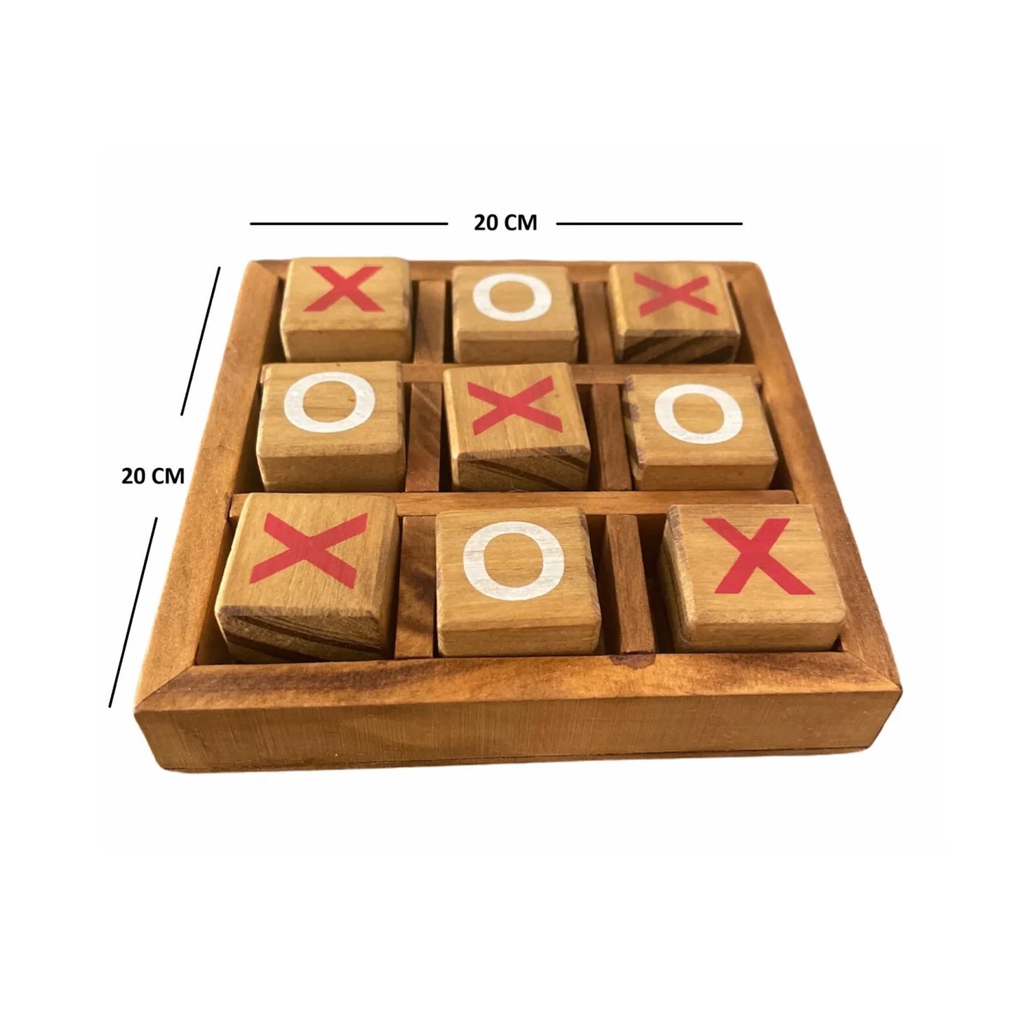 Wooden Tic Tac Toe. (Rs 200 advance)