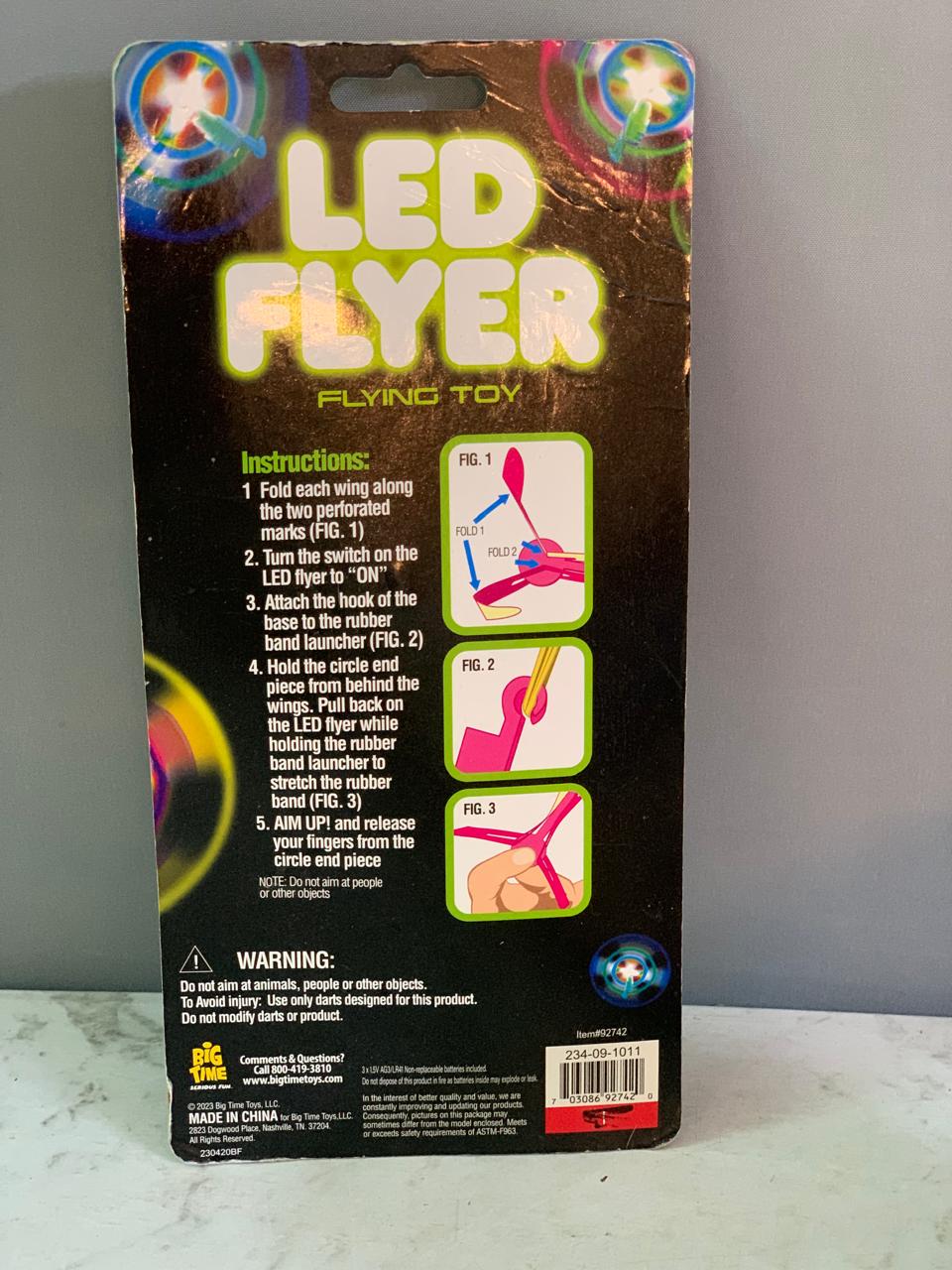 Big Time Toys LED Flyer. (New)(Rs 200 advance)
