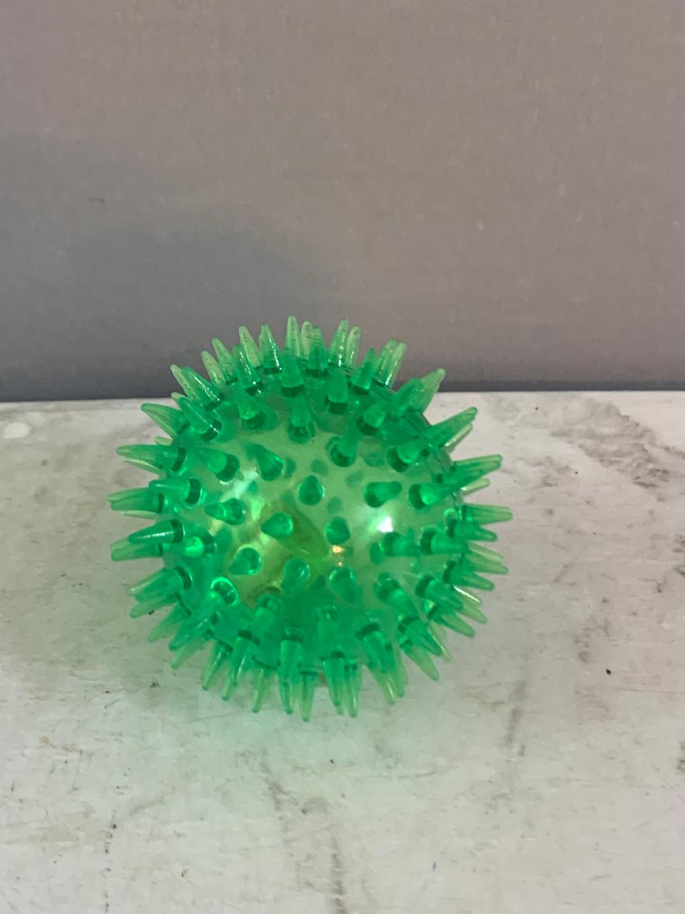 Cutie's Light Up Rubber Spike Toy Ball