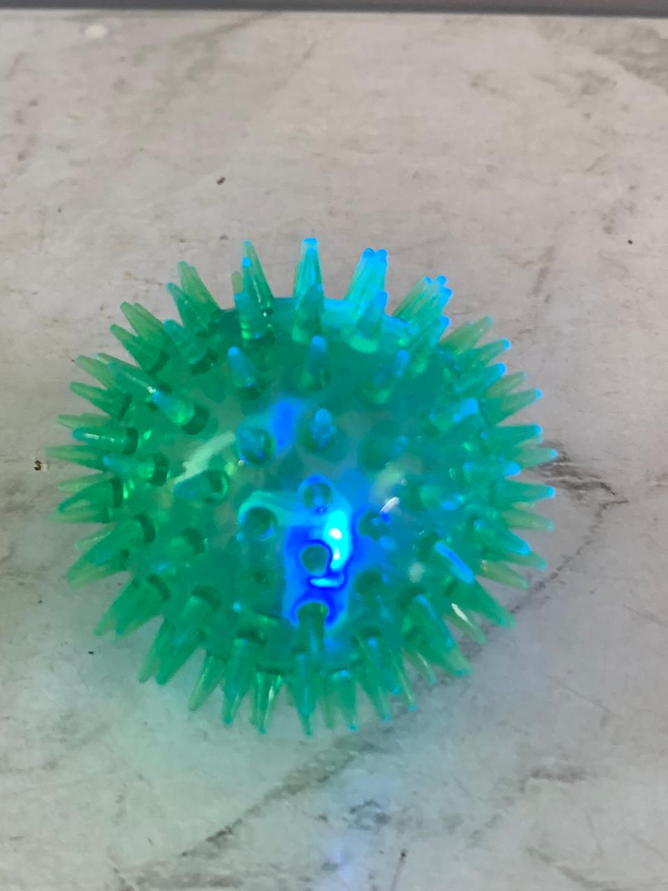 Cutie's Light Up Rubber Spike Toy Ball