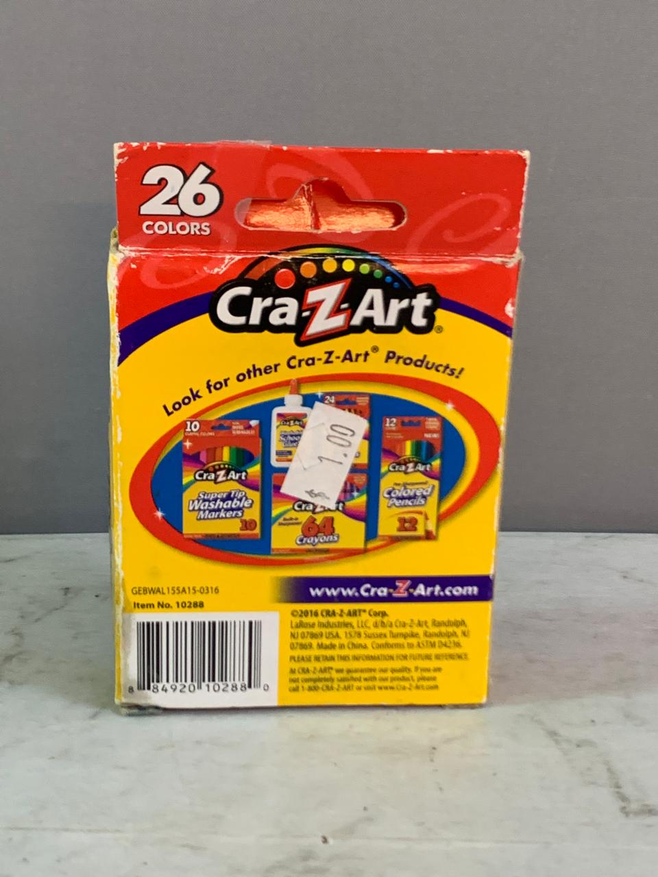 Cra-Z-Art School Quality 26-Count Crayons. (Rs 250 advance)