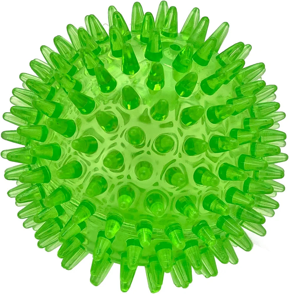 Cutie's Light Up Rubber Spike Toy Ball