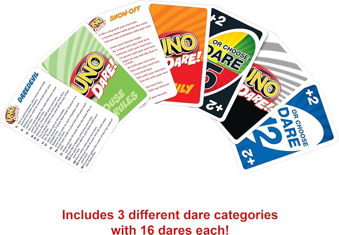 Mattel Store Uno Dare Game.(110 cards)(Rs 150 advance)