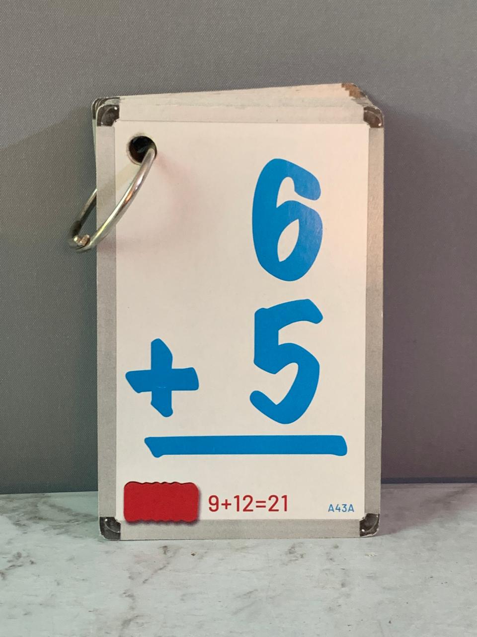 Educational Addition Flashcards.