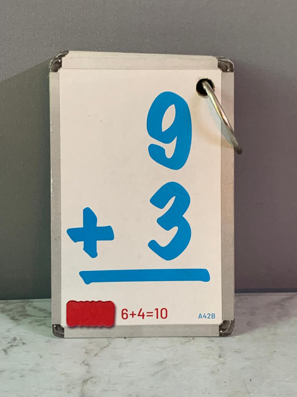 Educational Addition Flashcards.