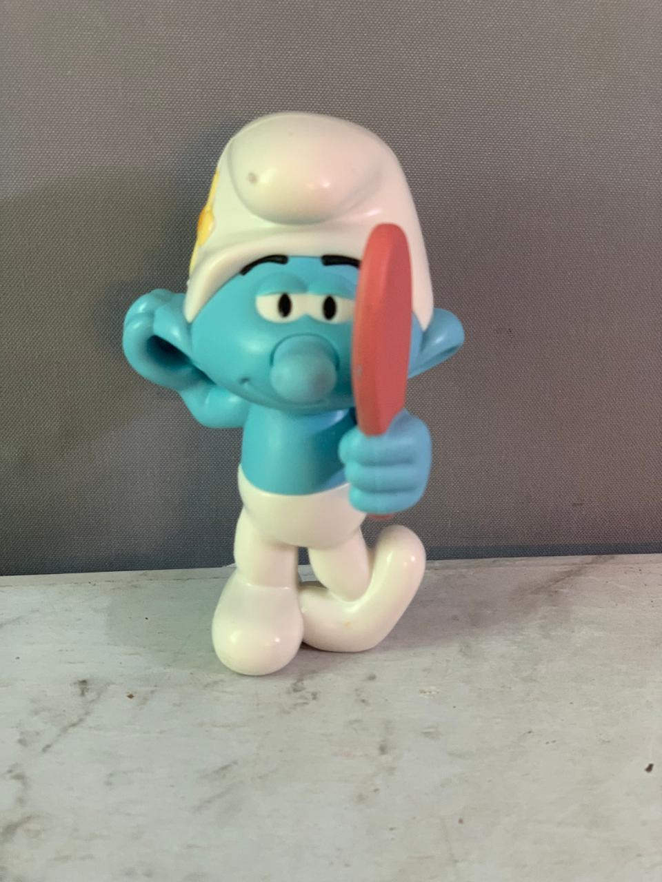 Vanity Smurf Figurine.