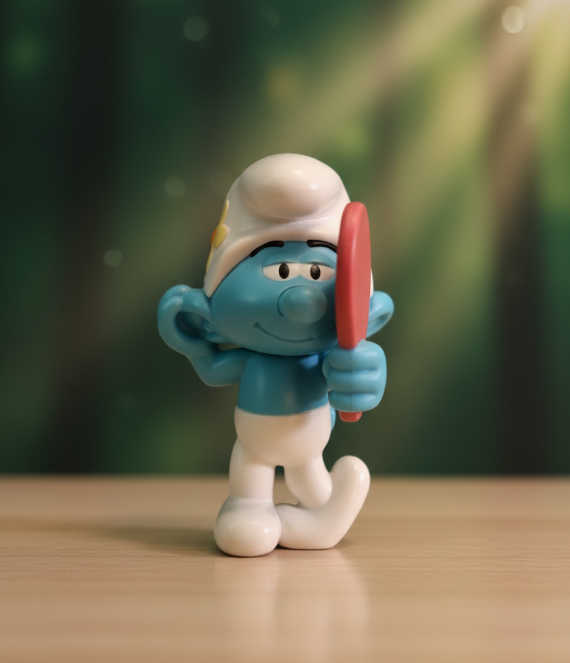 Vanity Smurf Figurine.