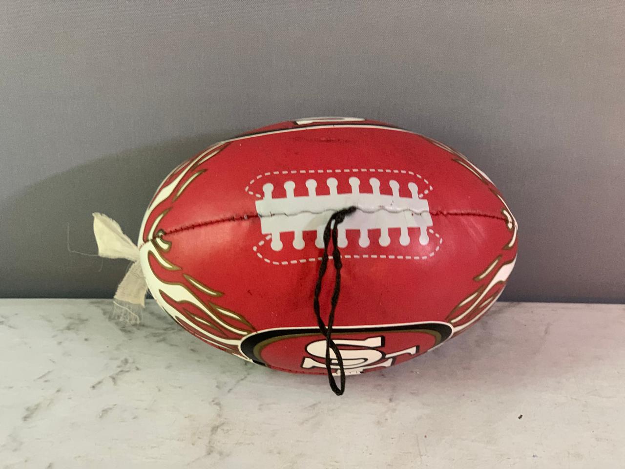 San Francisco 49 Softee Football. (Rs 100 advance)