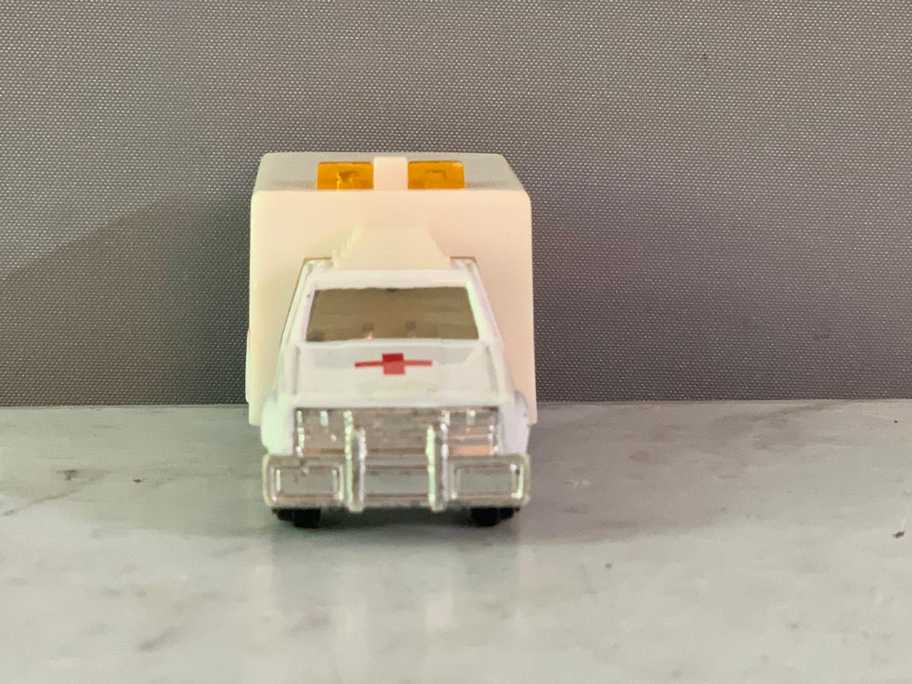 Majorette Ford Ranger NYC EMS Ambulance Toy.