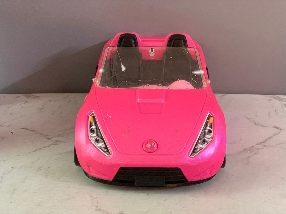 Mattel Barbie Glam Convertible Car.(Rs 350 advance)(must check video, wind screen slightly cracked)