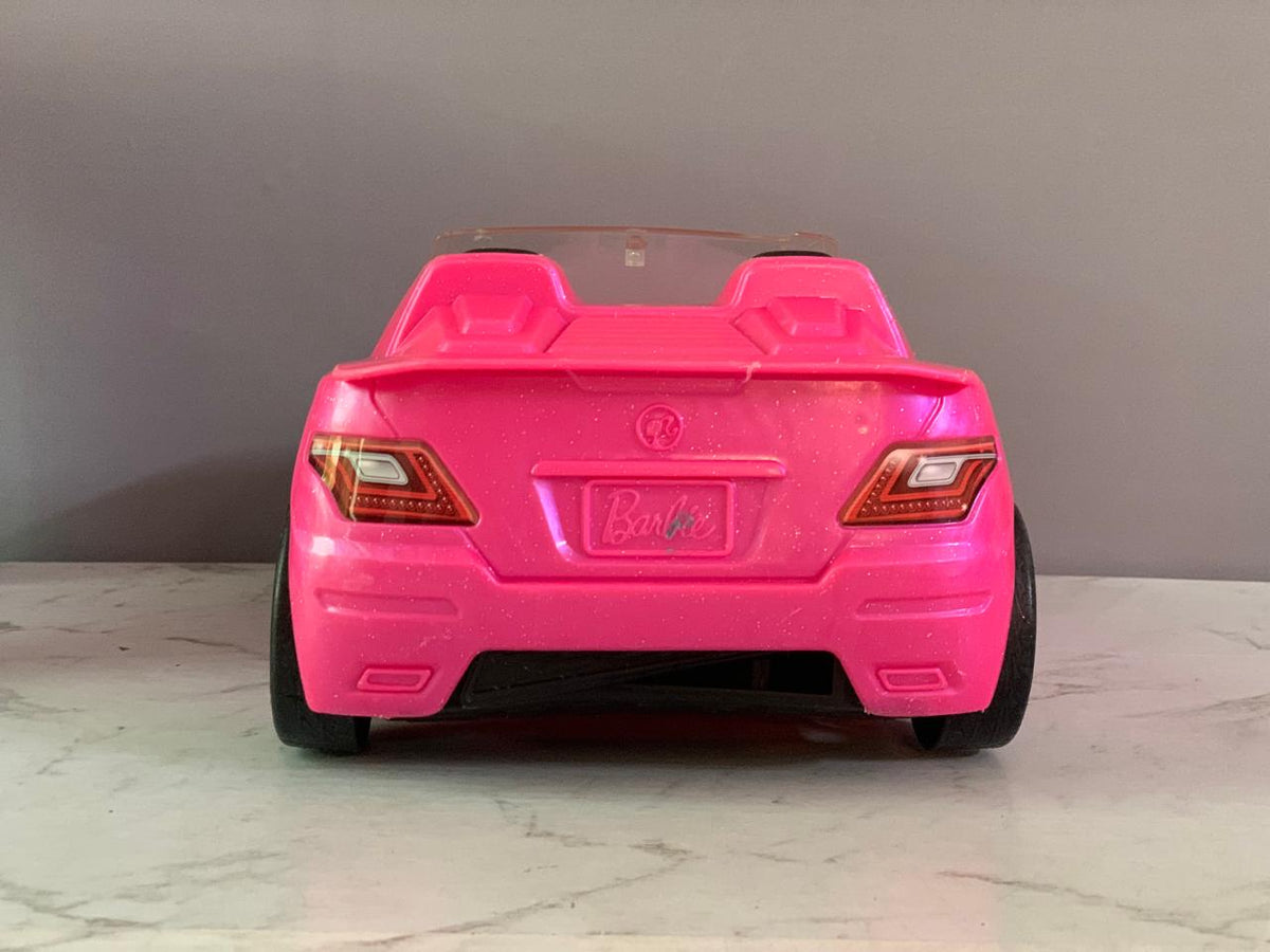 Mattel Barbie Glam Convertible Car.(Rs 350 advance)(must check video, wind screen slightly cracked)