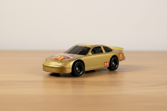 Hot Wheels McDonald's 50th Anniversary Die-cast Race Car.(bxl04)