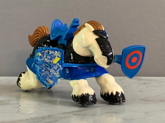 Fisher-Price Great Adventures Jousting Knights Blue Horse.(bxl04)