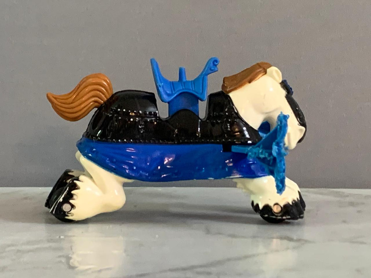 Fisher-Price Great Adventures Jousting Knights Blue Horse.(bxl04)