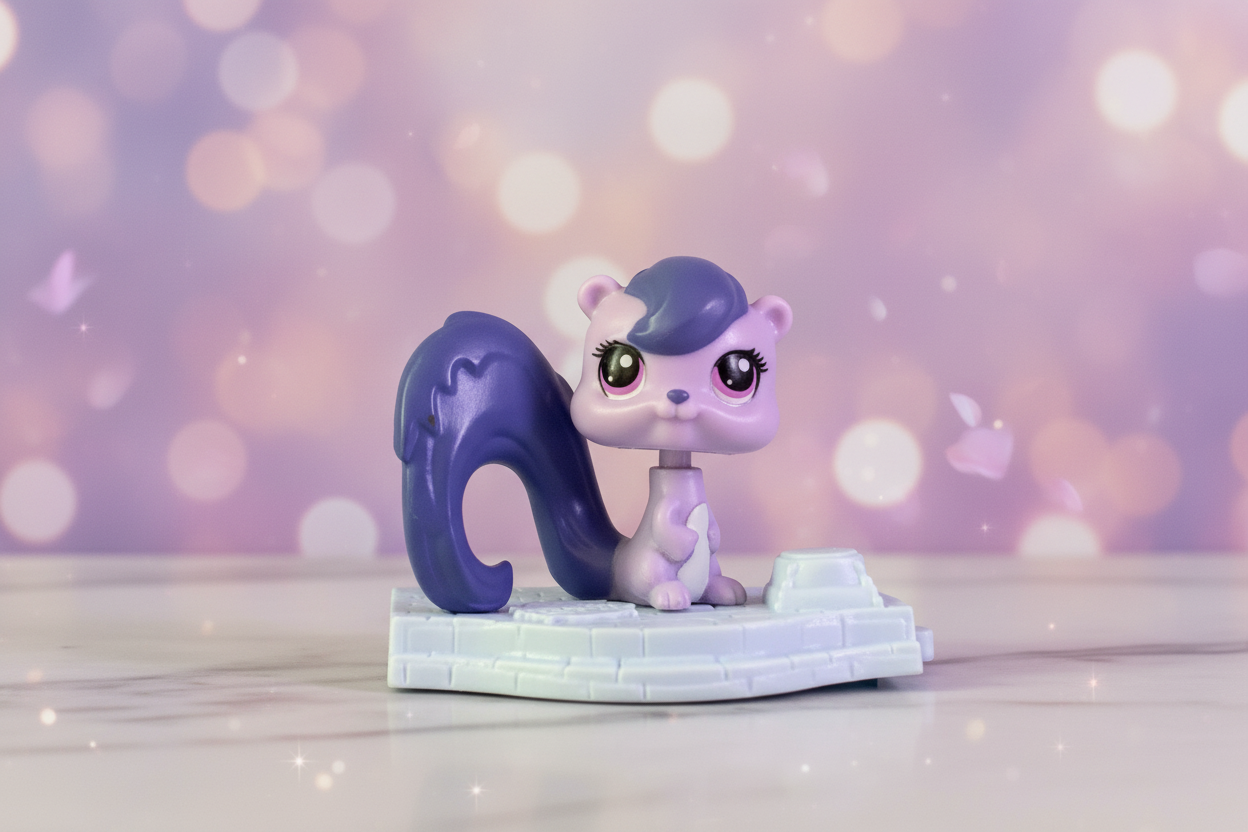 Hasbro Littlest Pet Shop Squirrel Figure.