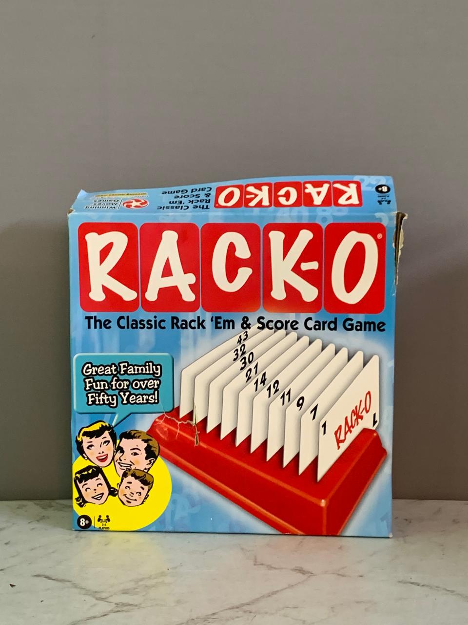 Winning Moves Rack-O Retro Game.(Rs 200 advance)