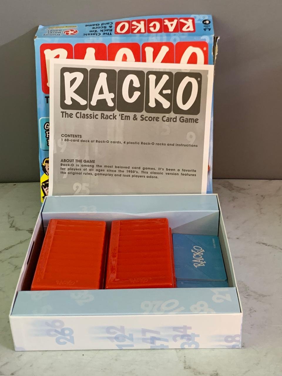 Winning Moves Rack-O Retro Game.(Rs 200 advance)
