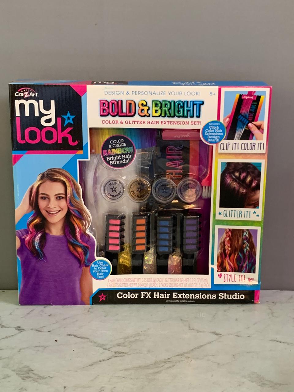 Cra-Z-Art My Look Color Effects Bold & Bright Hair Extension Studio.(New)(Rs 250 advance)