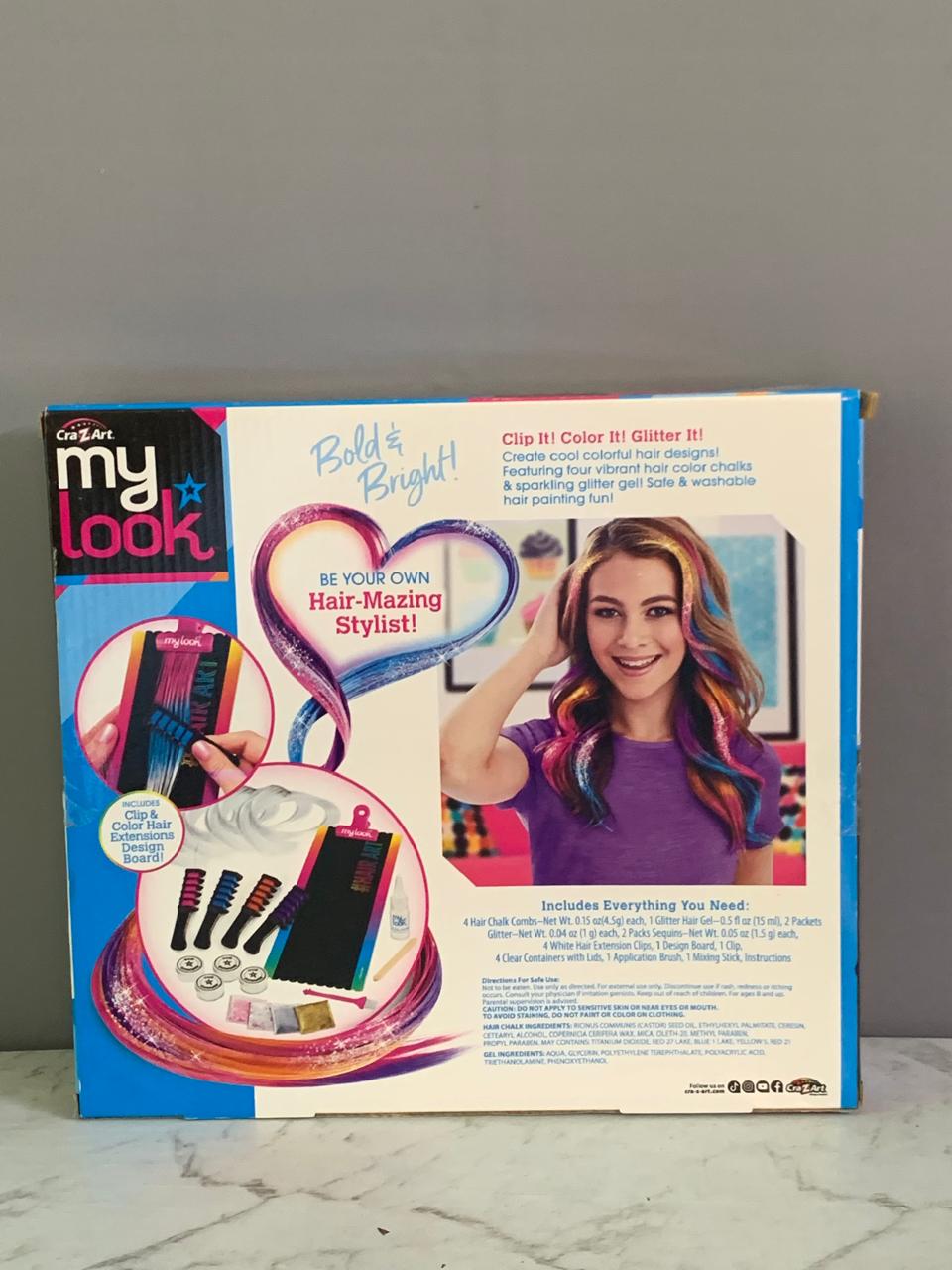Cra-Z-Art My Look Color Effects Bold & Bright Hair Extension Studio.(New)(Rs 250 advance)