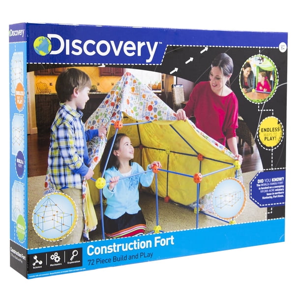 Discovery Kids Building Kit & Play Construction Fort Toy. (62 pieces) (Rs 400 advance)