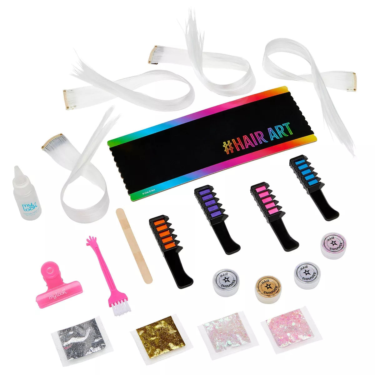 Cra-Z-Art My Look Color Effects Bold & Bright Hair Extension Studio.(New)(Rs 250 advance)