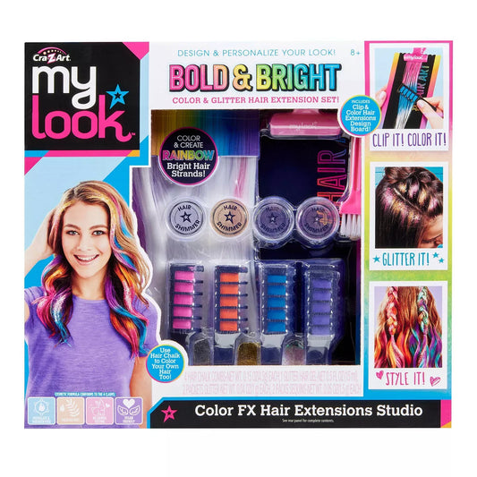 Cra-Z-Art My Look Color Effects Bold & Bright Hair Extension Studio.(New)(Rs 250 advance)
