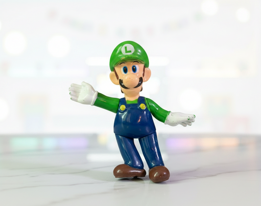 Nintendo Super Mario Bros. Luigi Figure.(Rs 100 advance)