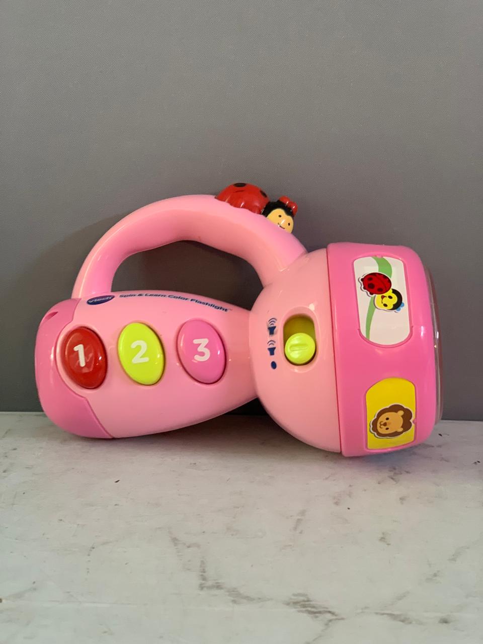 VTech Spin and Learn Color Flashlight.