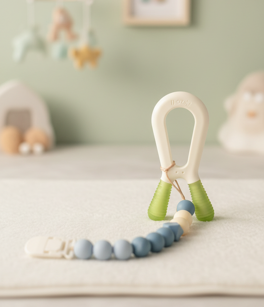ZoLi Bunny Silicone Teether and Clip