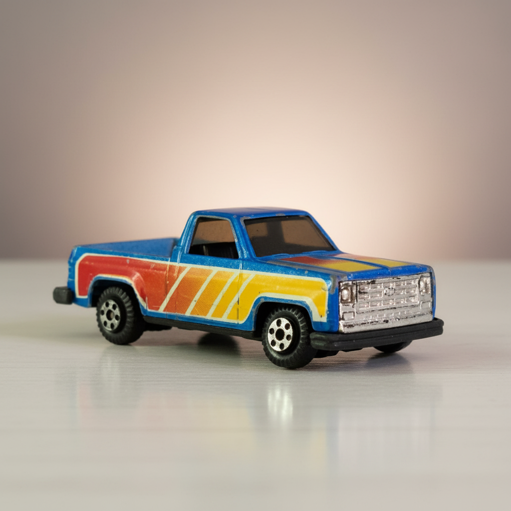 Yatming 80s Chevy Pick-Up Truck No. 813. (Must check video)